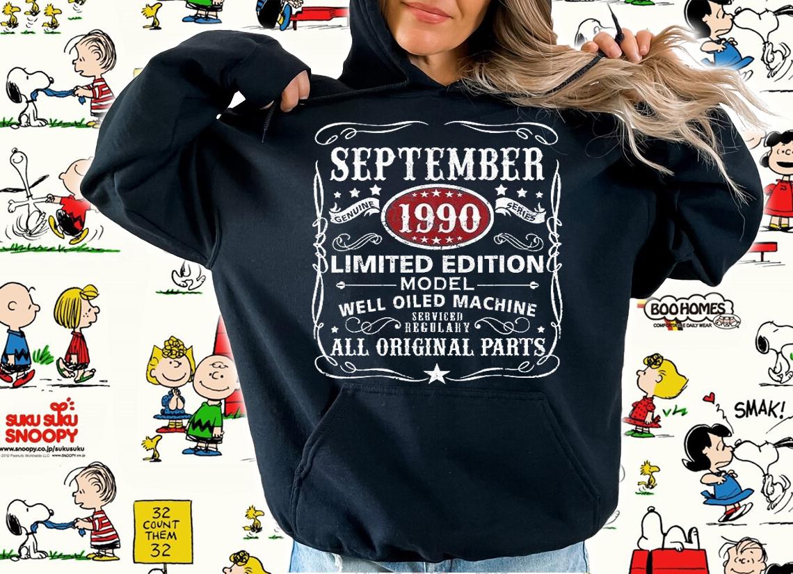 31St Birthday Gift Men 31 Years Old Vintage September T-Shirt hoodie