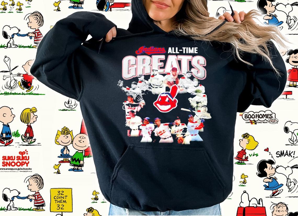 Cleveland Indians all time Greats signatures shirt hoodie