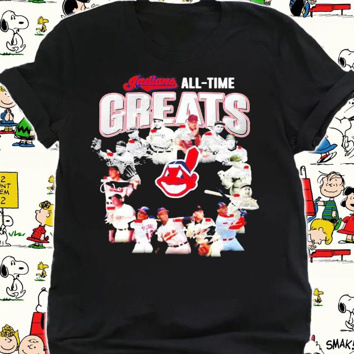 Cleveland Indians all time Greats signatures shirt shirt