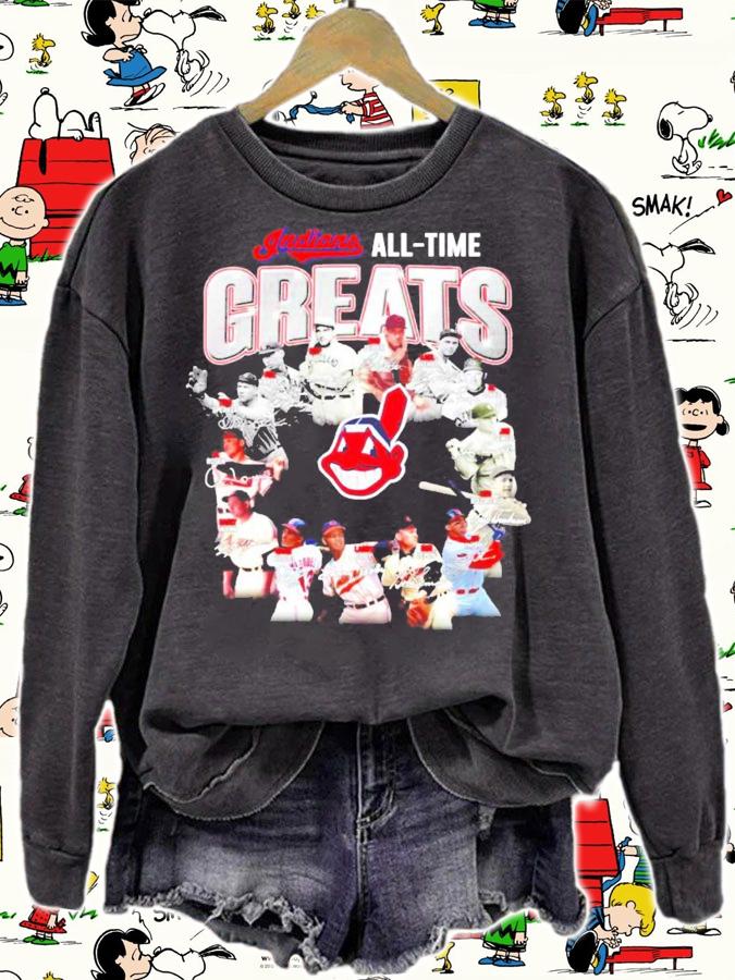 Cleveland Indians all time Greats signatures shirt sweatshirt