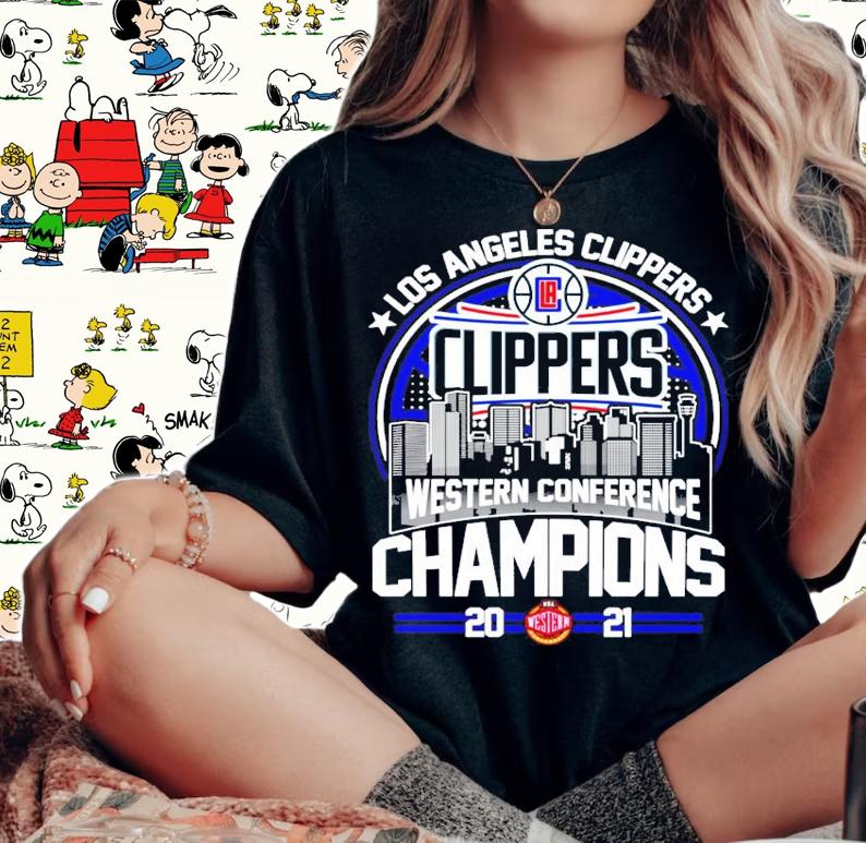 Los Angeles Clippers Western Conference Champions 2021 shirt woman shirt