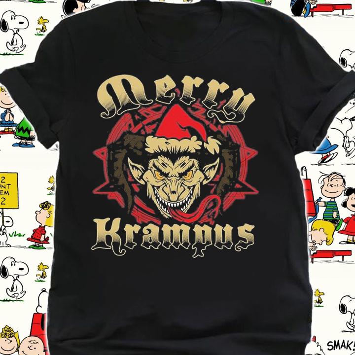 Merry Krampus Not Santa Claus T-Shirt shirt
