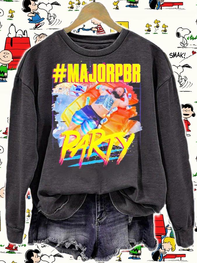Dylan Swoggle Postal #Majorpbr Party shirt sweatshirt