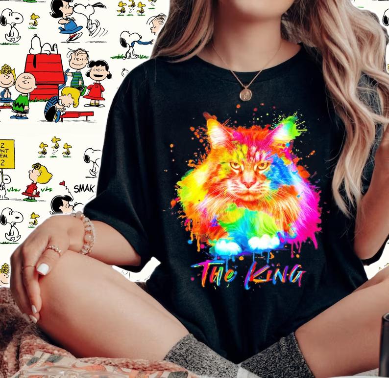 Maine Coon The King of Cat Breeds shirt woman shirt