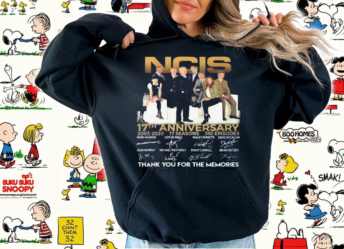 Ncis 17Th Anniversary Thank Memories t-shirt