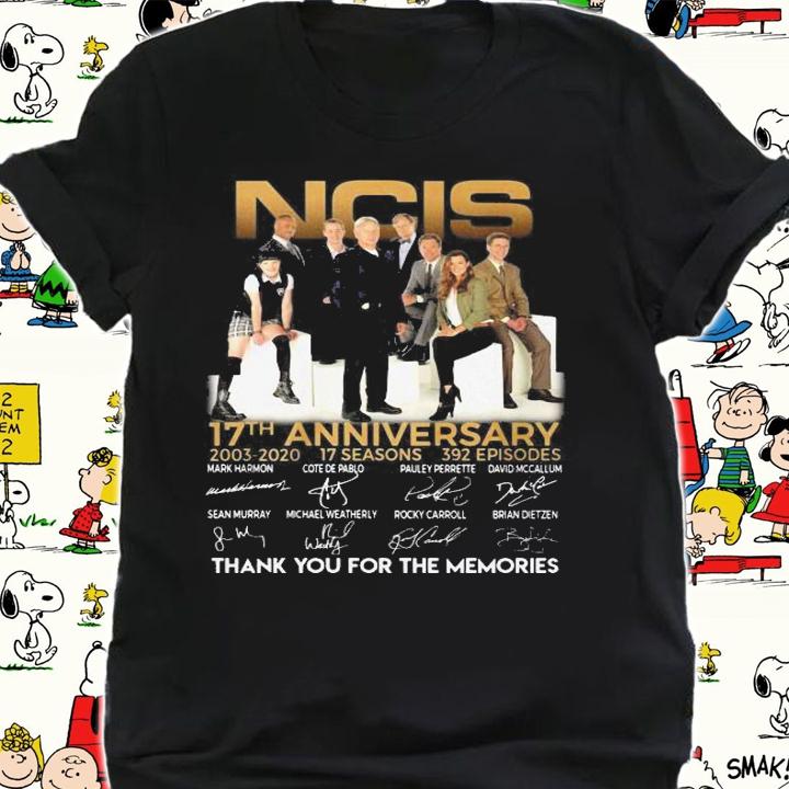Ncis 17Th Anniversary Thank Memories t-shirt