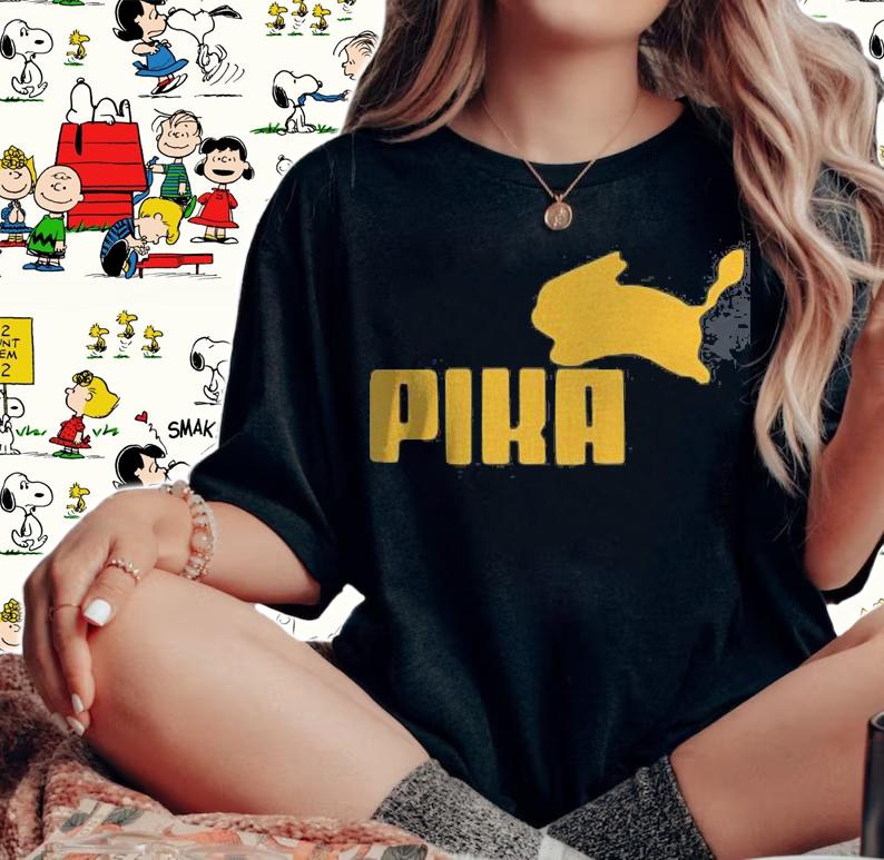 Pokemon Pikachu Puma t-shirt woman shirt