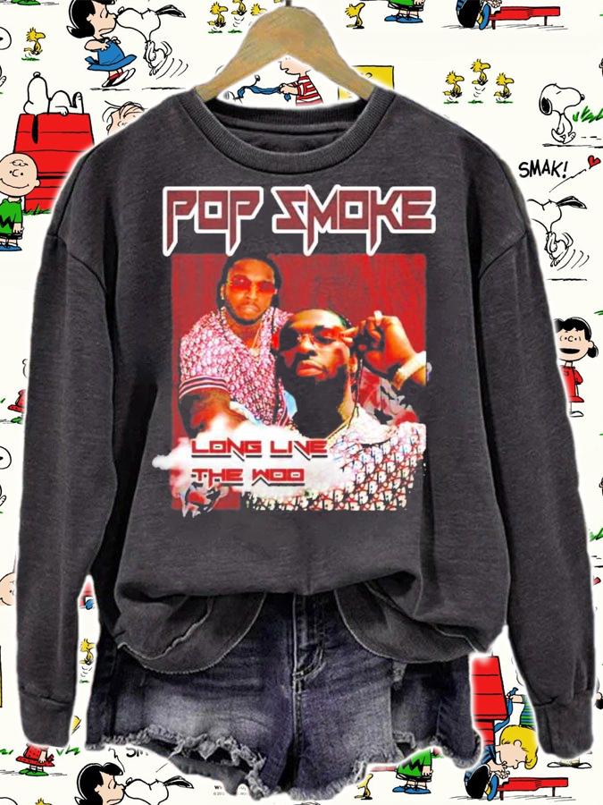 Pop Smoke Long Live The Woo Hip Hop t-shirt sweatshirt