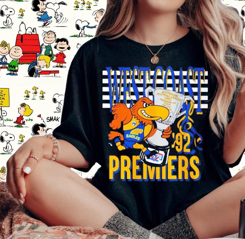 West Coast Eagles 1992 Premiers shirt woman shirt