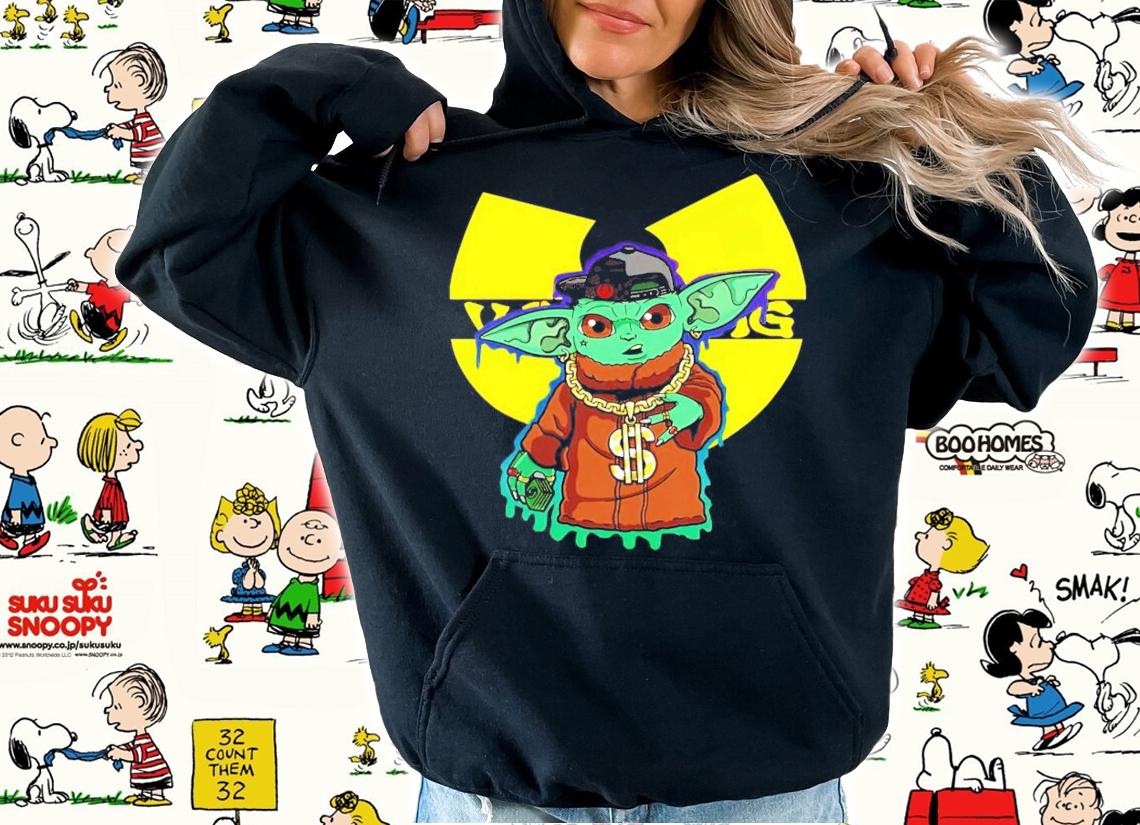 Wu-Tang Stars Wars Baby Yoda shirt hoodie