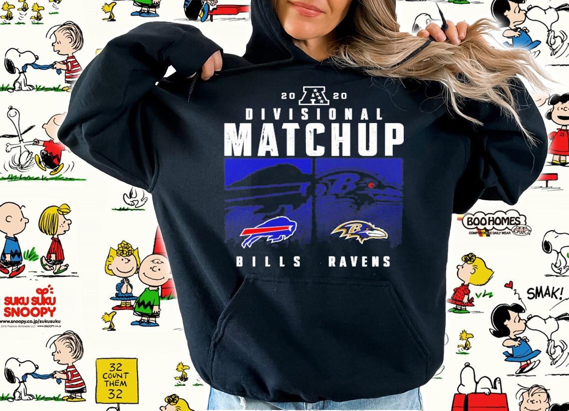2020 NFL Playoffs Divisional Matchup Bills and Ravens shirt