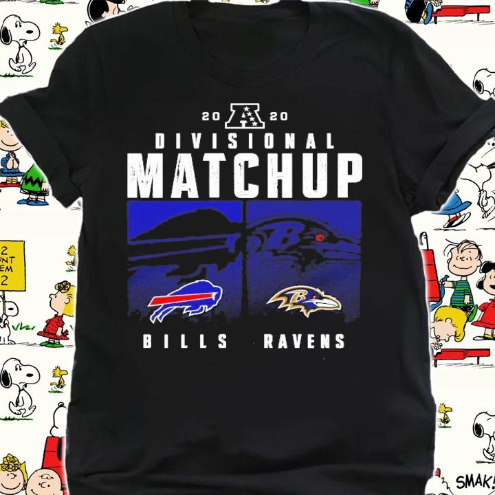 2020 NFL Playoffs Divisional Matchup Bills and Ravens shirt