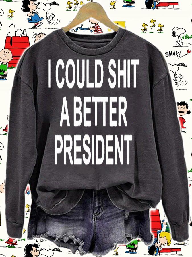 Aaron Lewis I could shit a better president T-shirt