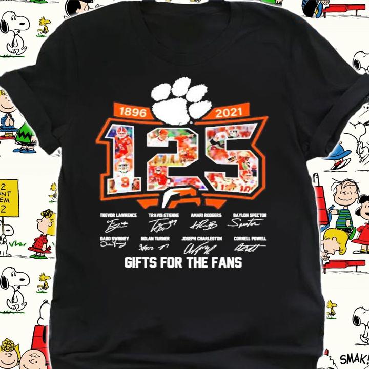 Clemson Tigers football 125 1896-2021 gifts for the fans shirt shirt