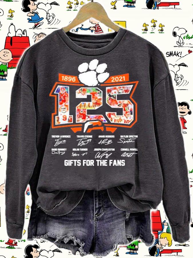 Clemson Tigers football 125 1896-2021 gifts for the fans shirt sweatshirt