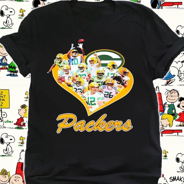 Green Bay Packers heart Champions shirt shirt