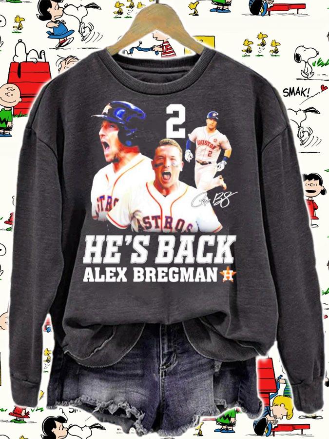 He's back Alex Bregman signature shirt