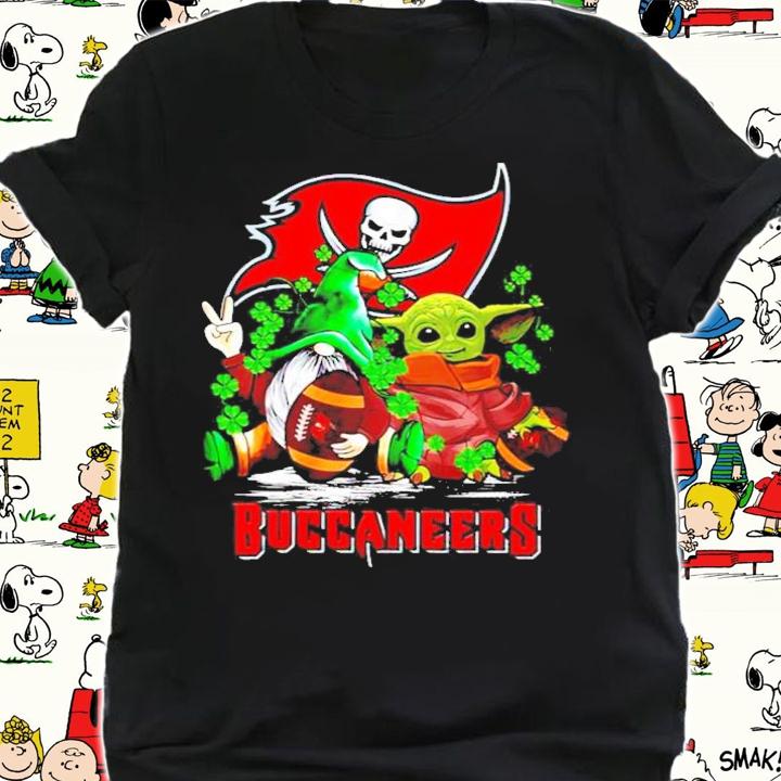 St.Patrick's day Gnome and Baby Yoda Tampa Bay Buccaneers shirt shirt