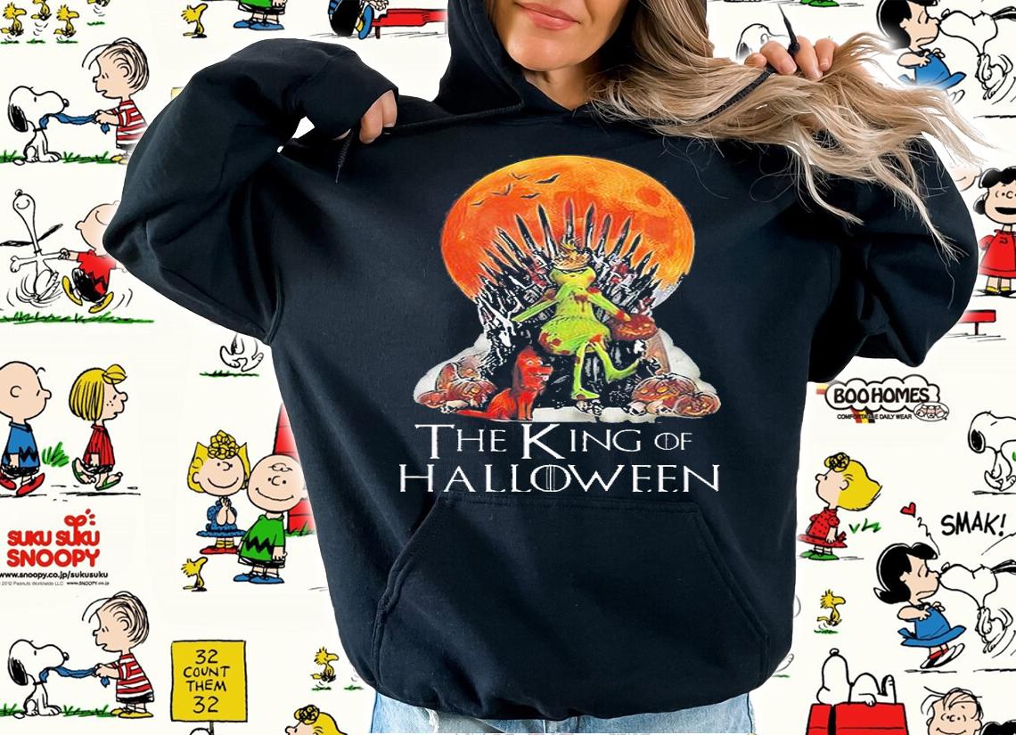 The Grinch and dog The King Of Halloween Villains shirt hoodie