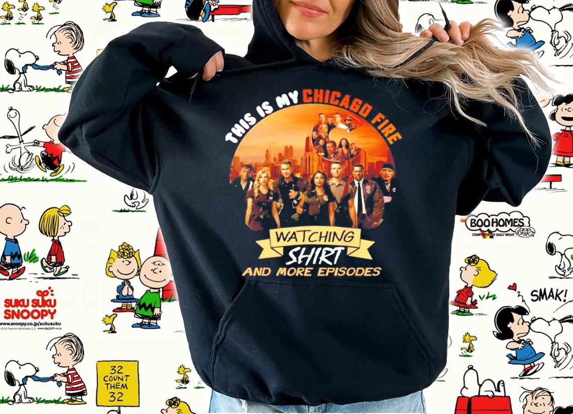 This is my Chicago Fire watching shirt hoodie