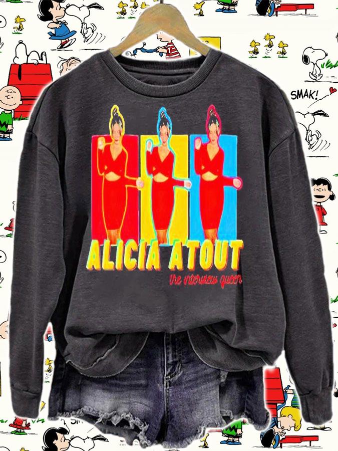 Alicia Atout Seeing Triple Queens interview t-shirt