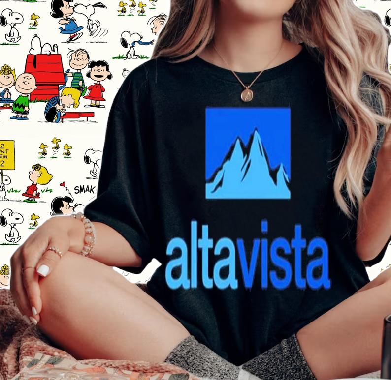 AltaVista Internet shirt woman shirt