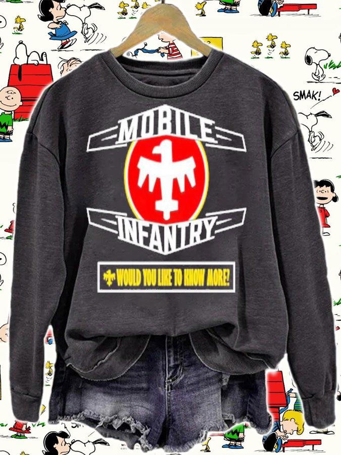Mobile Infantry would you like to know more shirt sweatshirt