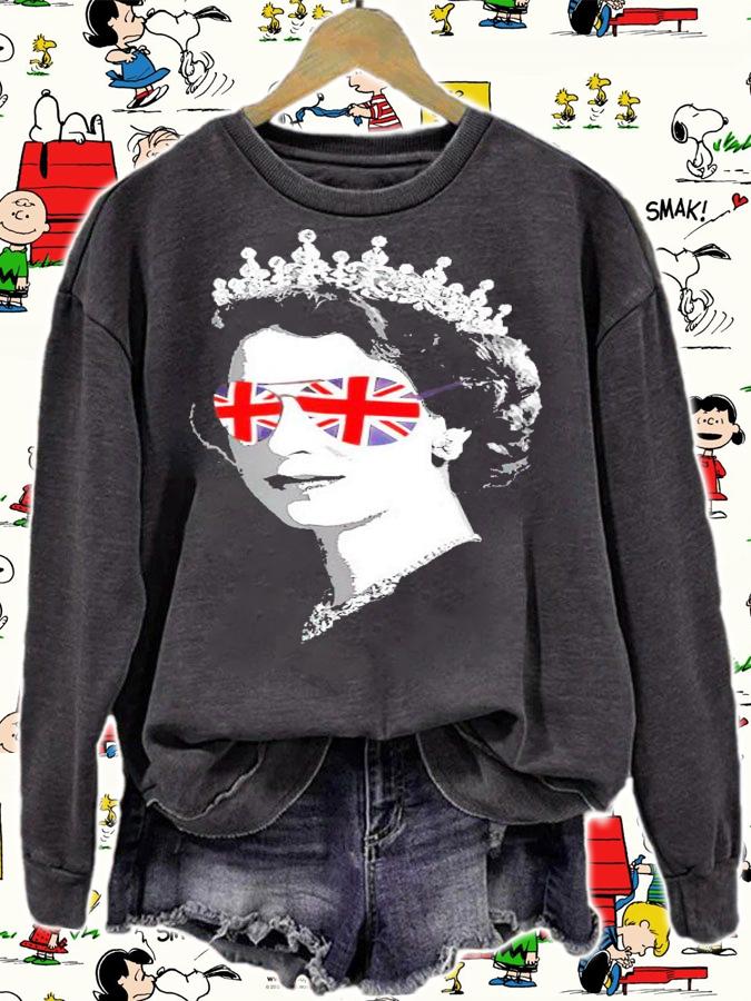 Queen Elizabeth II Sunglasses British shirt