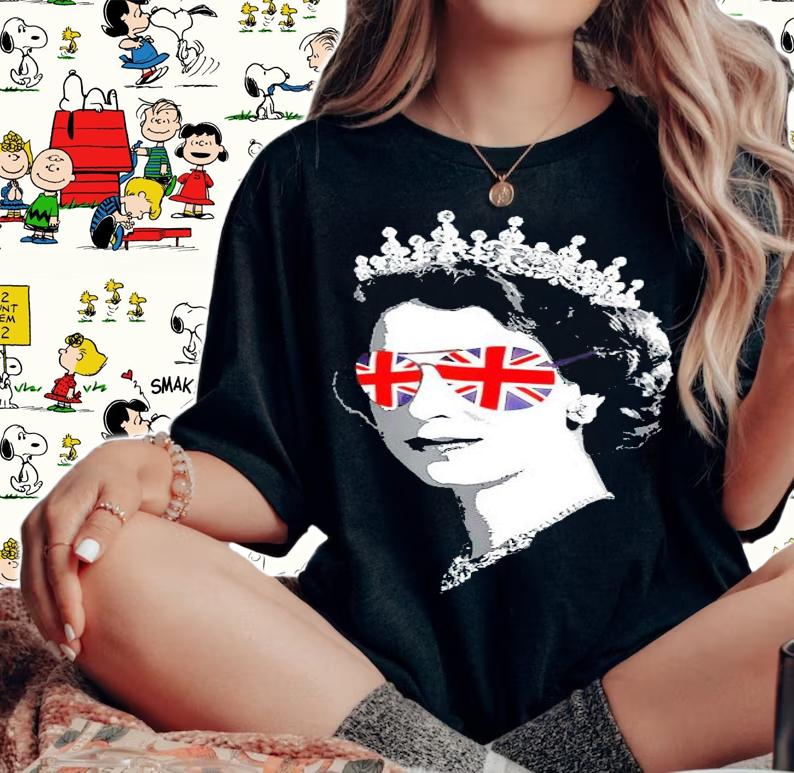 Queen Elizabeth II Sunglasses British shirt