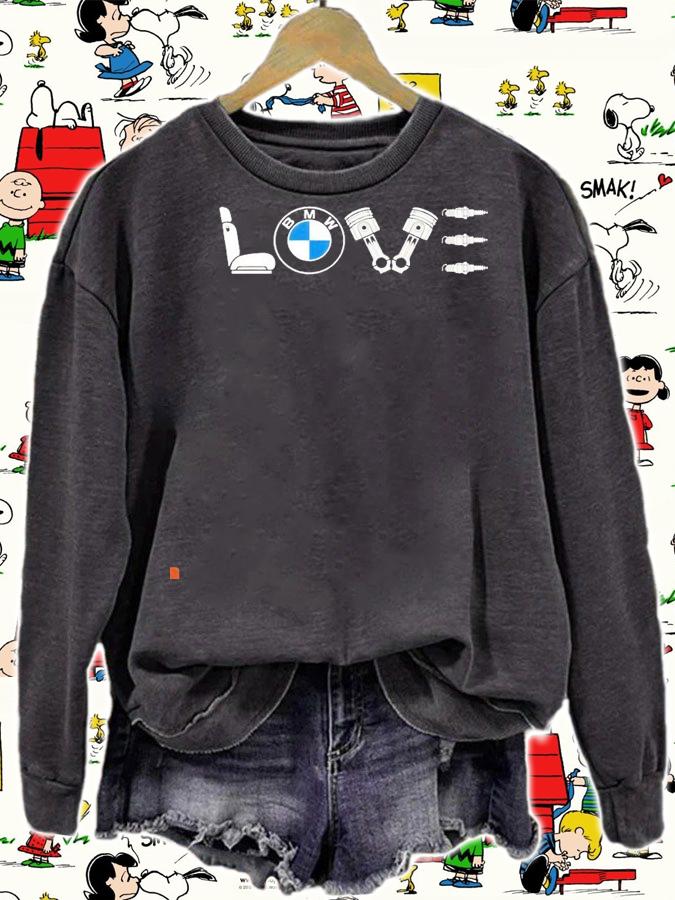 Love BMW logo shirt sweatshirt