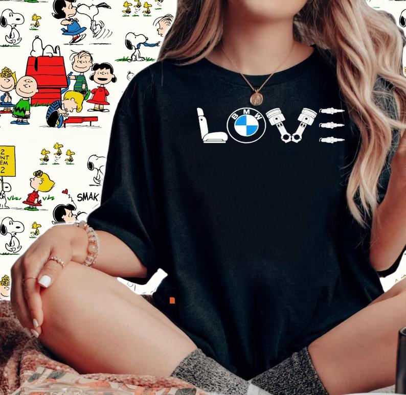 Love BMW logo shirt woman shirt