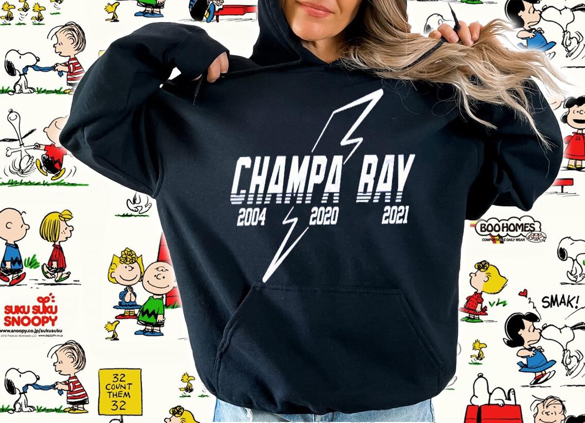 Champa Bay 2004 2020 2021 shirt, hoodie, sweater and tank top hoodie