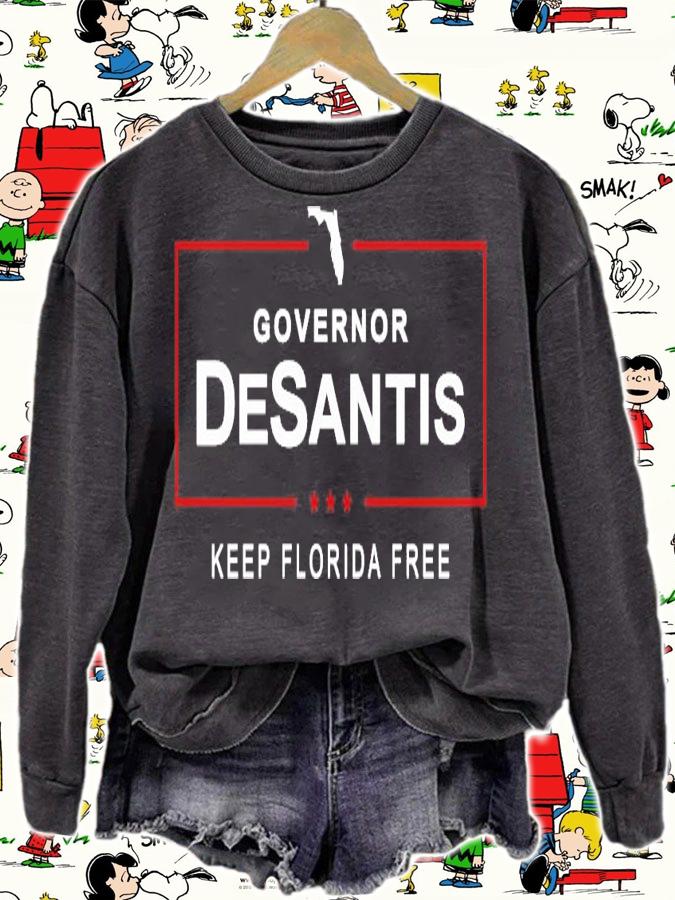 Governor DeSantis keep Florida free Men's T-shirt sweatshirt
