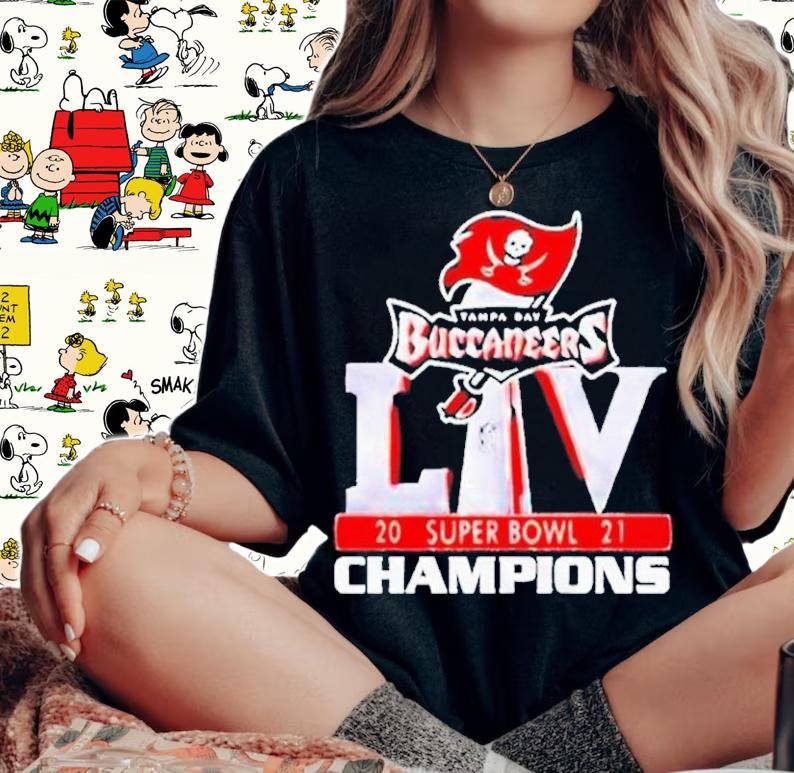 Tampa Bay Buccaneers 2021 Super Bowl Champions shirt woman shirt