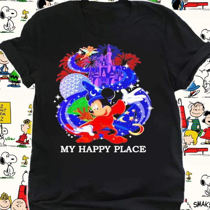 Disney Mickey Mouse my happy place shirt shirt