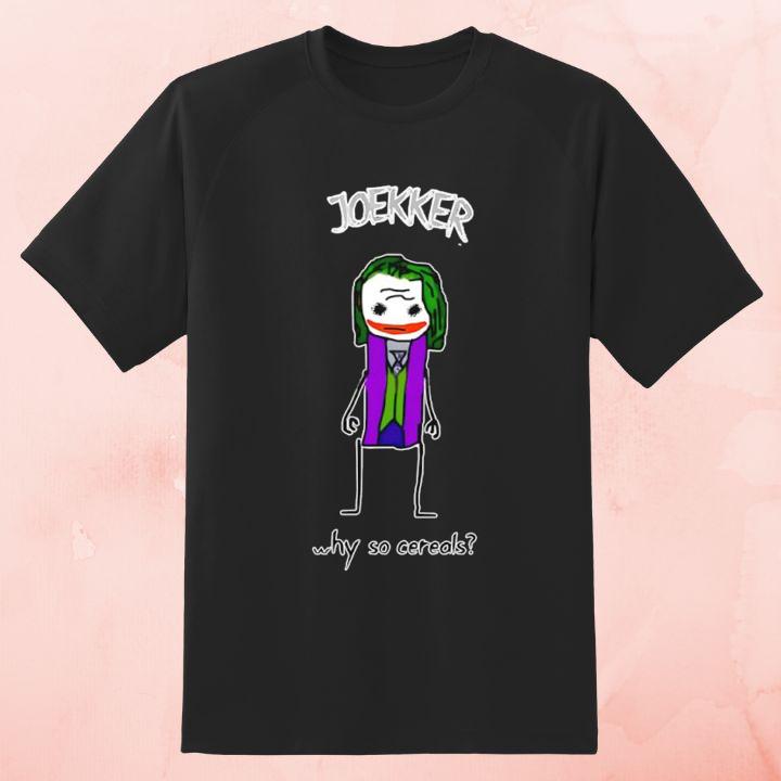 Premium Joker Joekker Why So Cereals T-Shirt