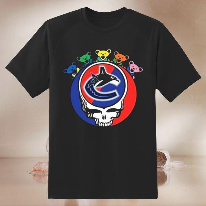 Premium Grateful Dead Bears Vancouver Canucks Hockey T-Shirt