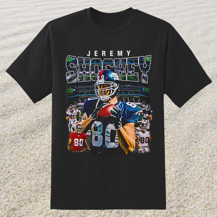 New York Giants Jeremy Shockey 80 Vintage Graphic Shirt