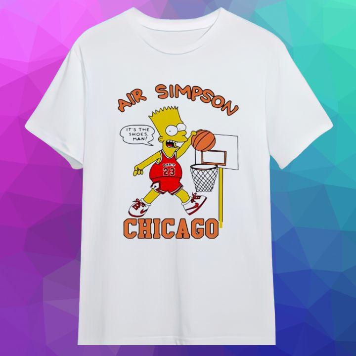 Funny Air Simpson Michael Jordan Chicago Bulls T-Shirt