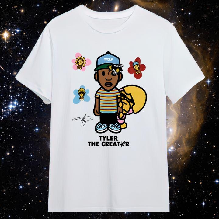 Funny Wolf Tyler The Creator Signature T-Shirt