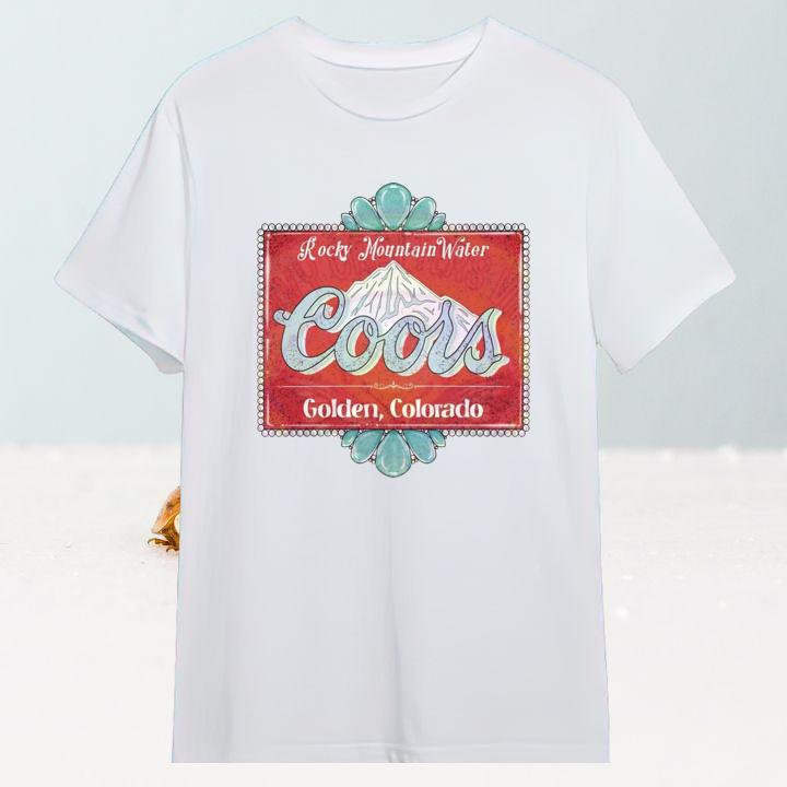 Rocky Mountain Water Coors Light Golden Colorado T-Shirt
