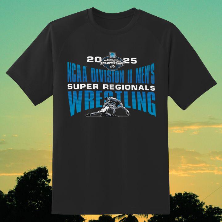 Ncaa Division Ii Mens Super Regionals Wrestling 2025 Shirt