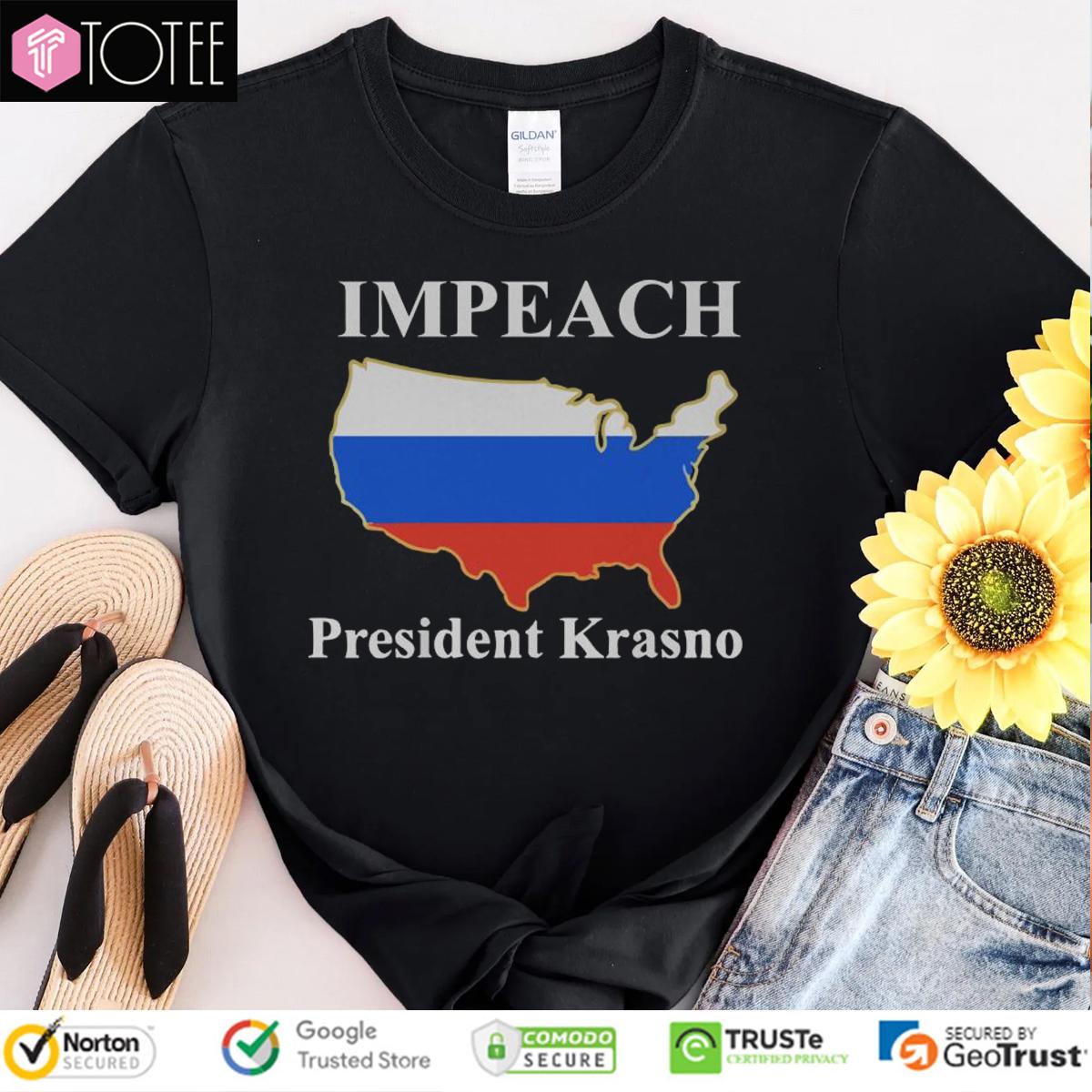 Impeach President Krasnov Kgb Agent Russian Spy T-Shirt