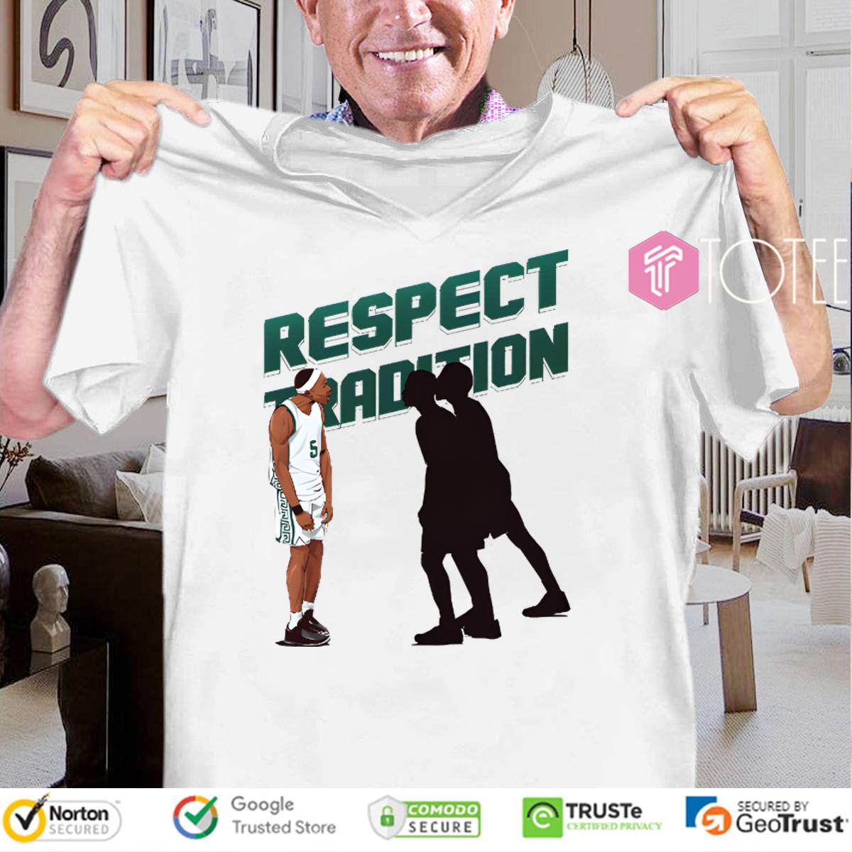 Respect Tradition Tre Holloman Michigan State Spartans Basketball Shirt