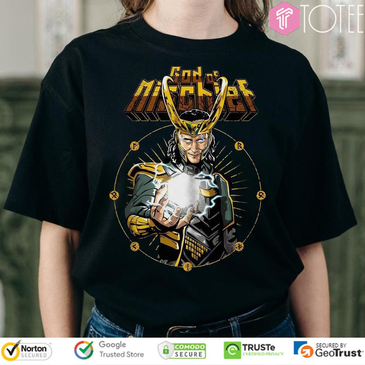 Loki God Of Mischief Marvel Vintage T-Shirt