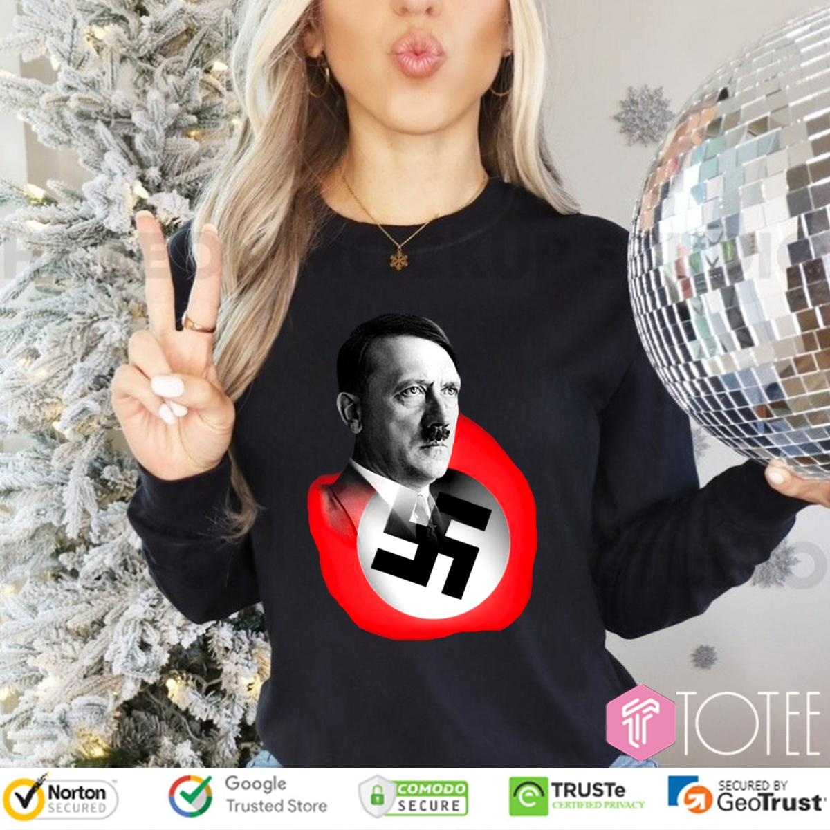 Mens Hitler Nazi Party Flag Long Sleeve