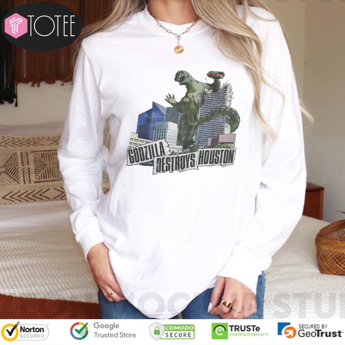 Godzilla Destroys Houston: Ultimate Vintage Tee Results