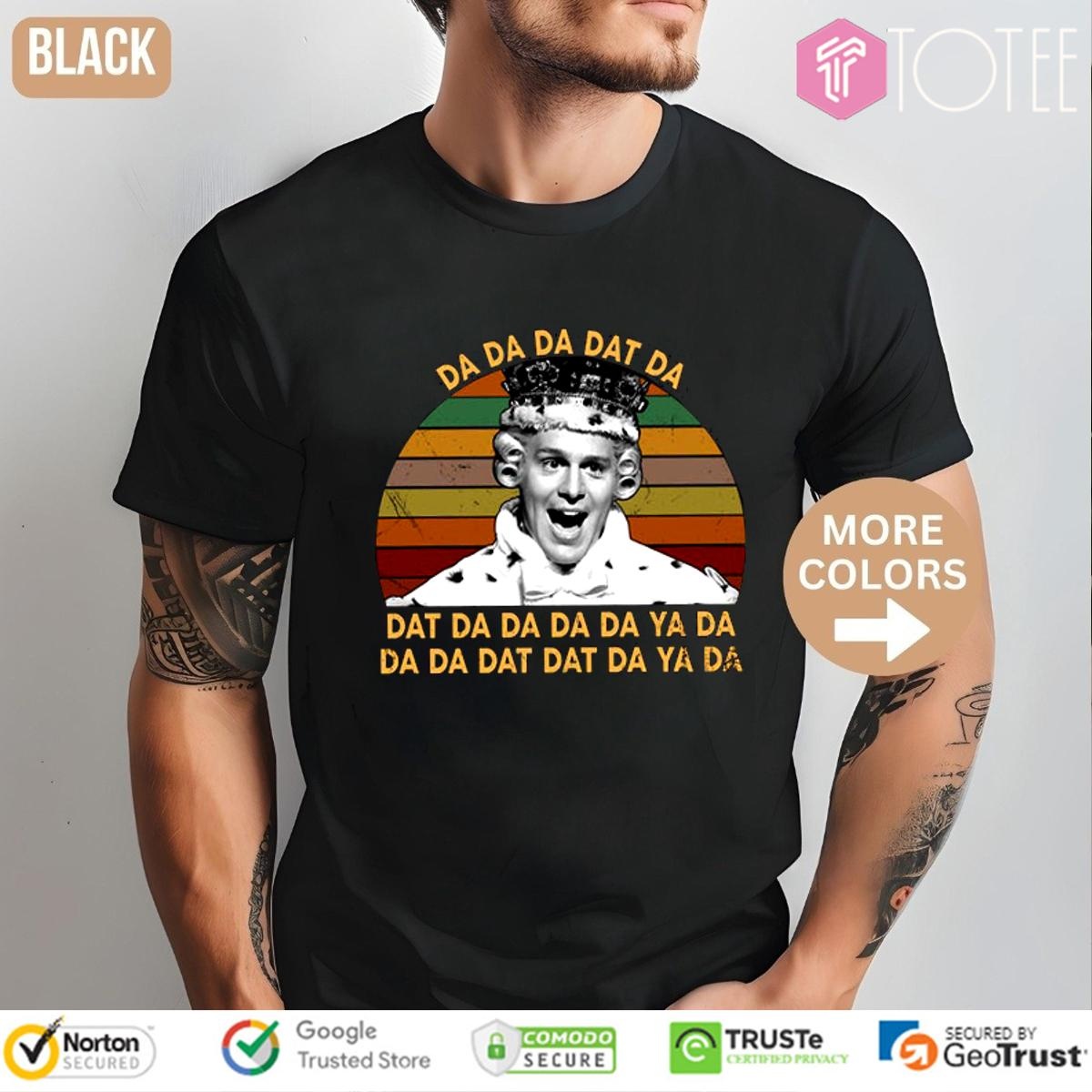 Hamilton King George Chorus Da Da Da Dat Da Vintage T-shirt