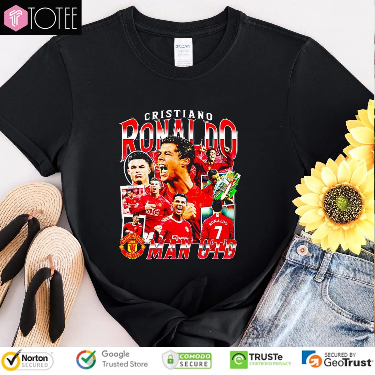 Speed Wearing A Cristiano Ronaldo Man Utd T-shirt