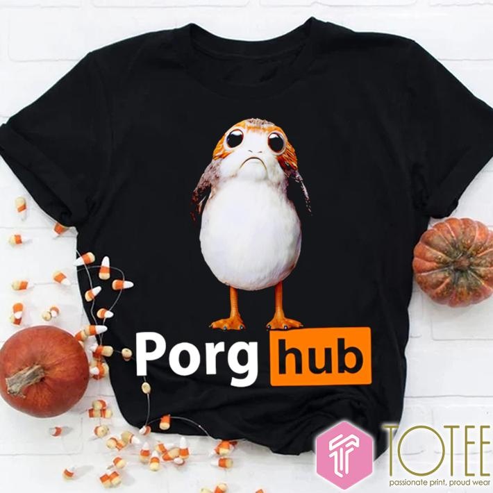 Porg Hub Parody Porg Wookieepedia Star Wars T-shirt